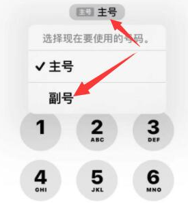 五峰苹果14维修店分享iPhone 14 Pro Max使用副卡打电话的方法 